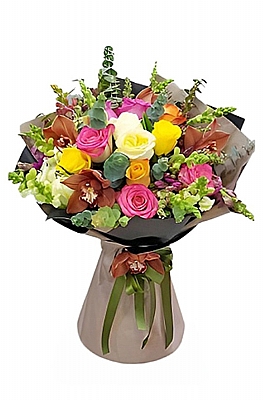 Renkli Bahar iekleri Buketi